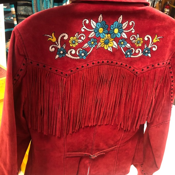 Cripple Creek women’s Leather Fringe Jacket - Picture 5 of 6